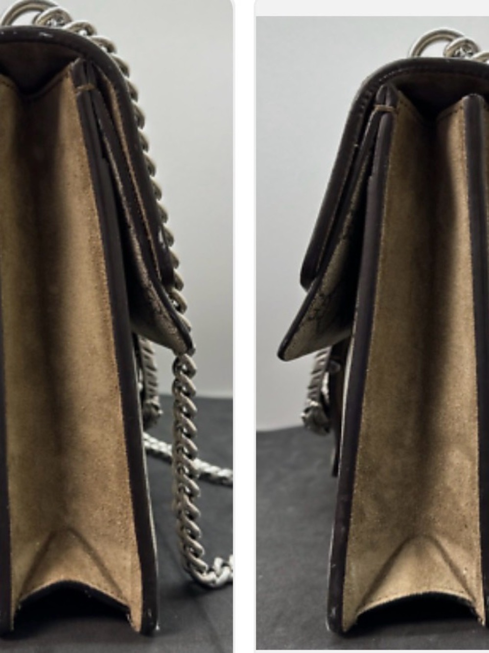Gucci Beige GG Supreme Dionysus Shoulder Bag with Gold Hardware - Picture 11 of 13